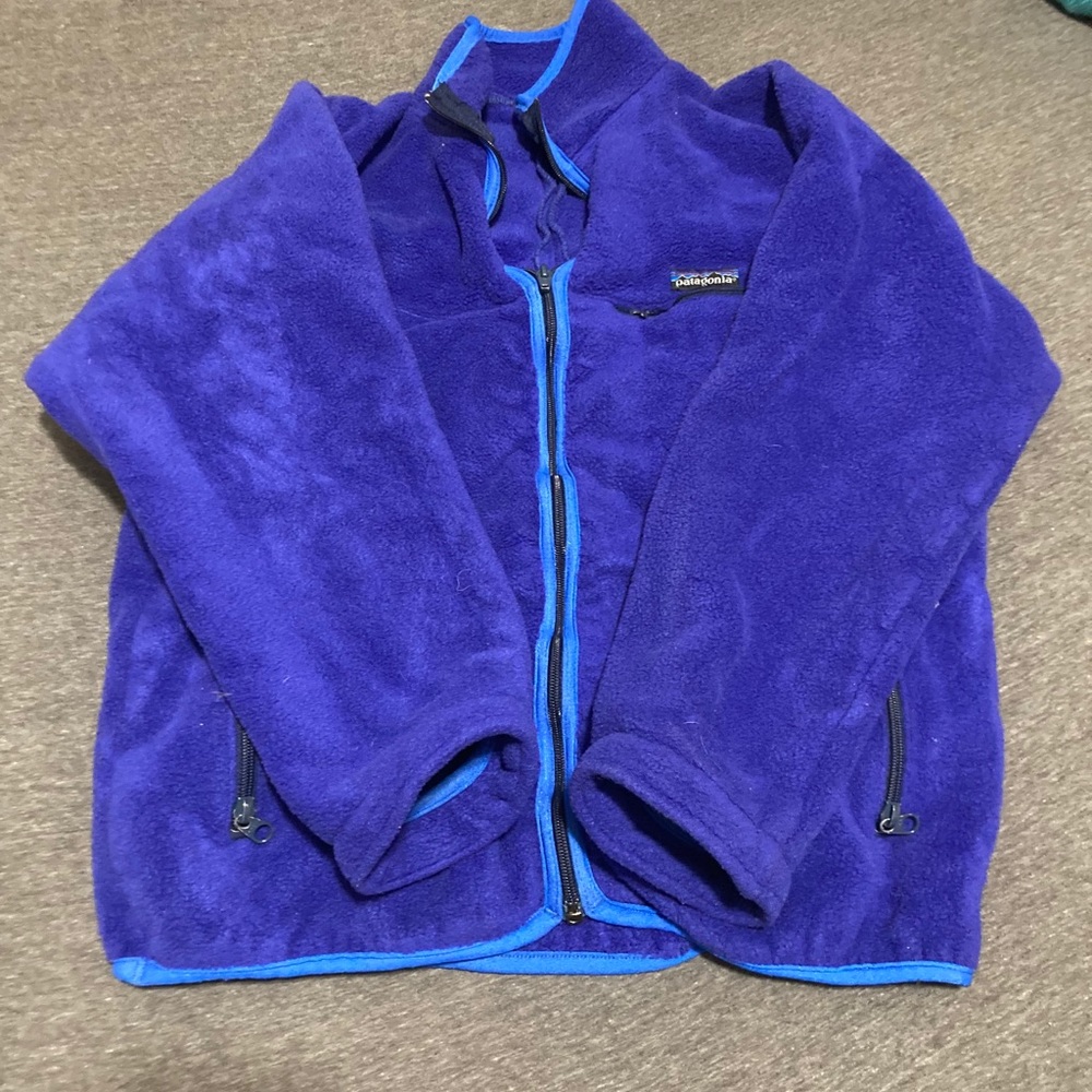 RETRO PATAGONIA Full Zip Fleece Women's L